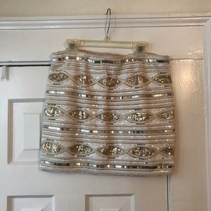 Medium Beaded Mini Skirt